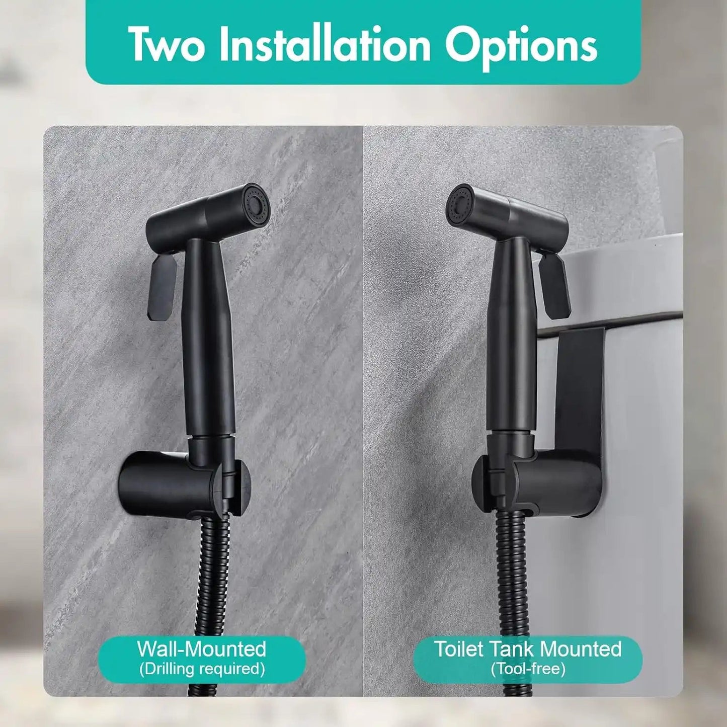 Premium 304 Stainless Steel Muslim Shower Set