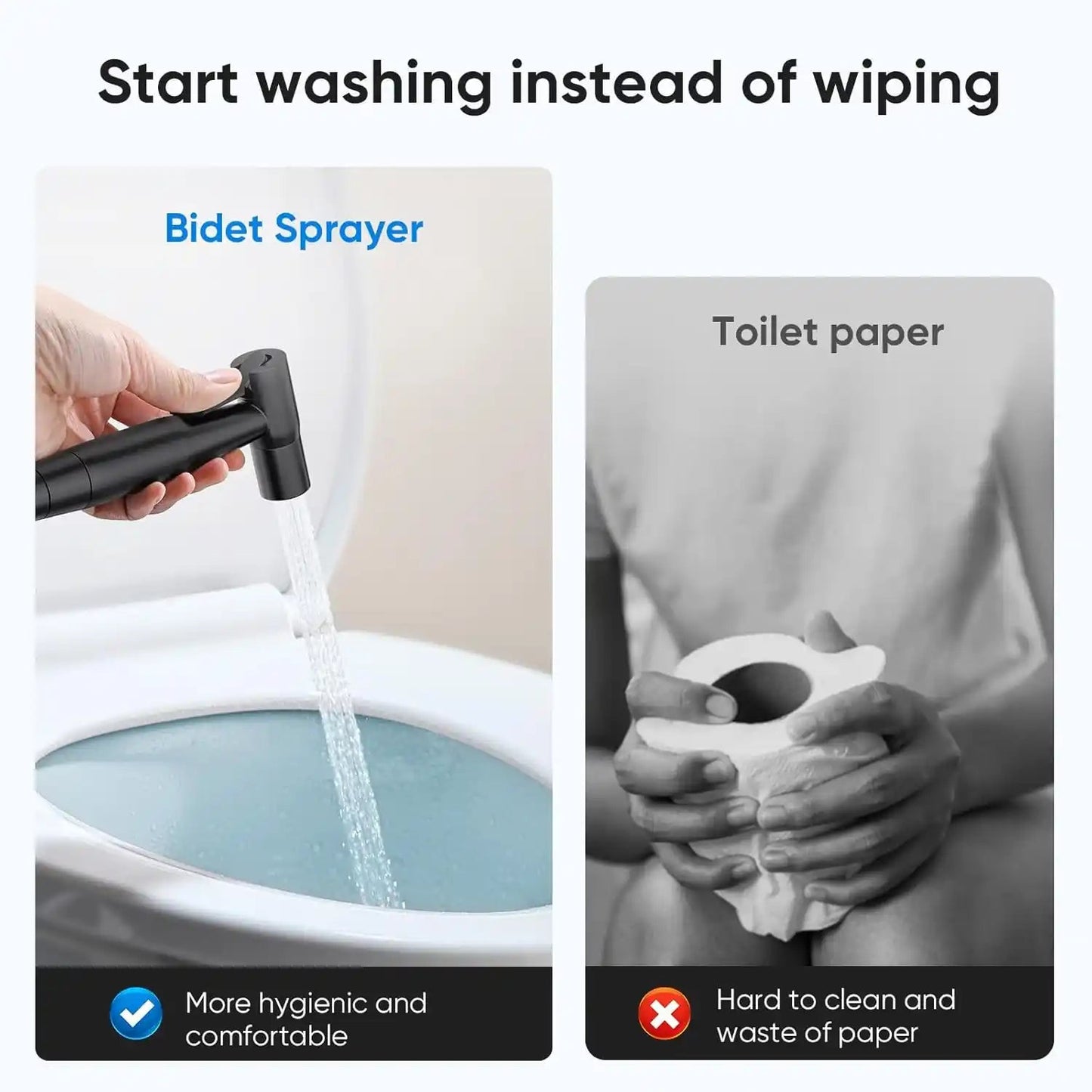 Premium 304 Stainless Steel Muslim Shower Set