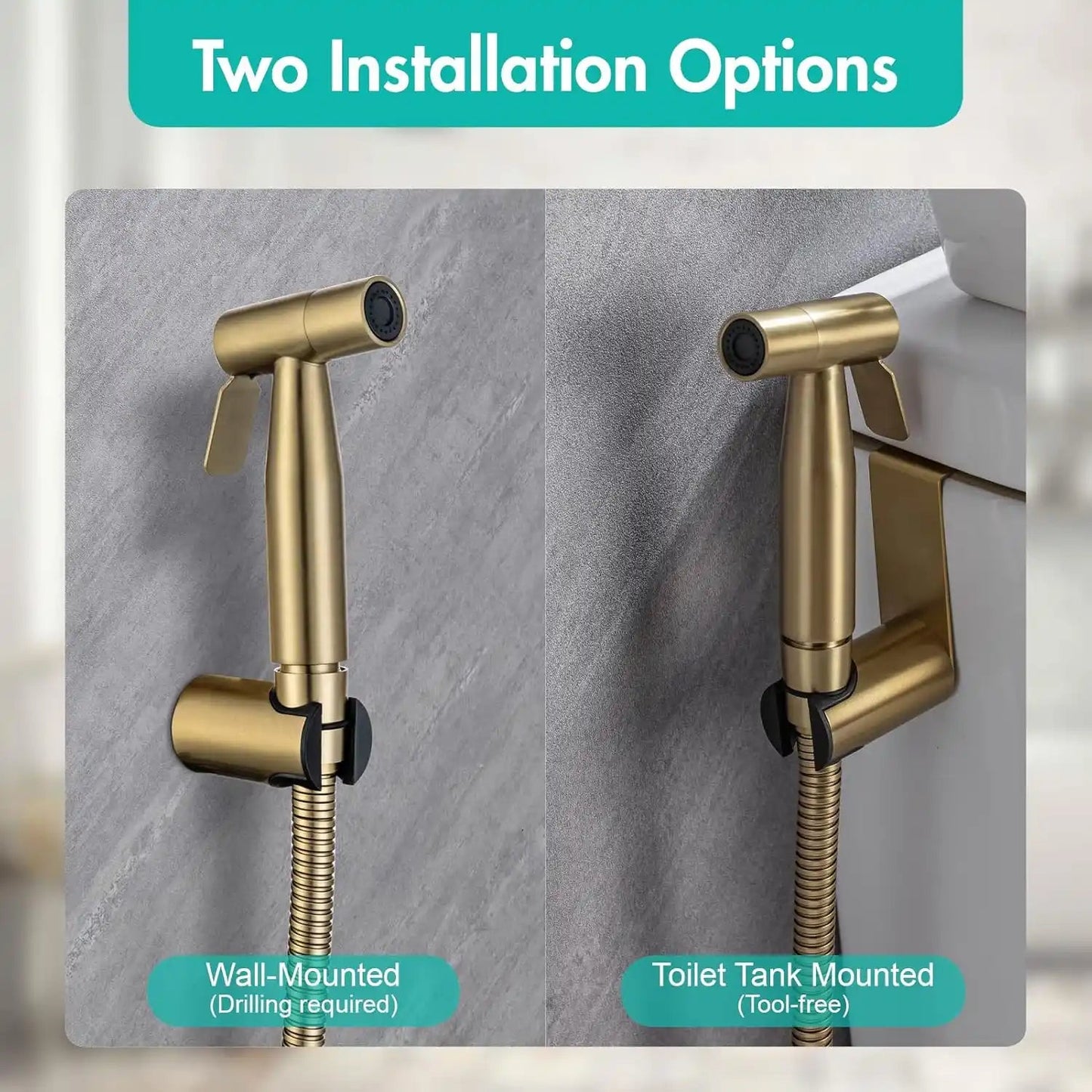 Premium 304 Stainless Steel Muslim Shower Set