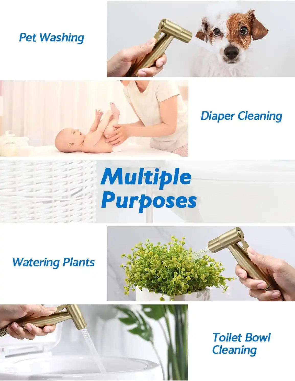 Premium 304 Stainless Steel Muslim Shower Set