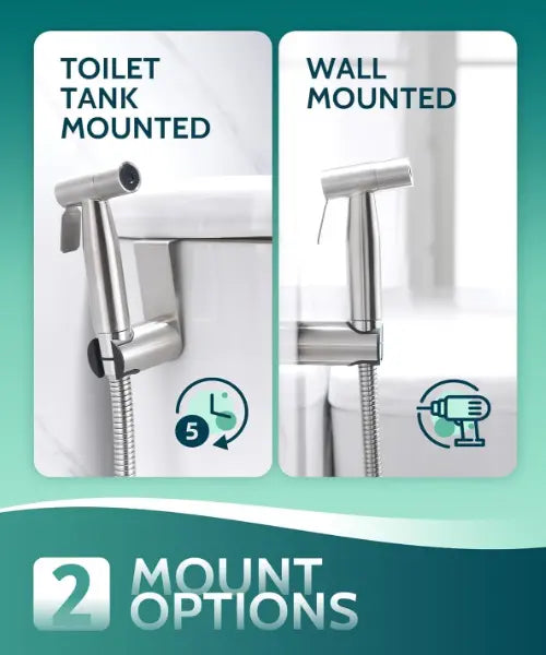 Premium 304 Stainless Steel Muslim Shower Set